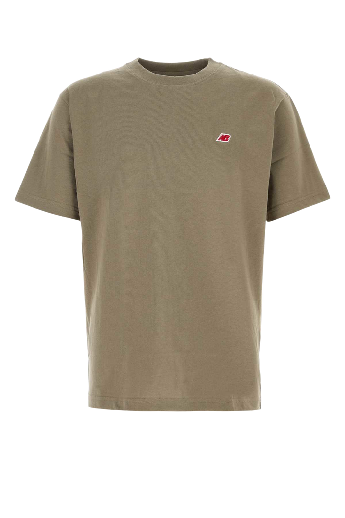 Sage Green Cotton T-Shirt Dockside Exterior