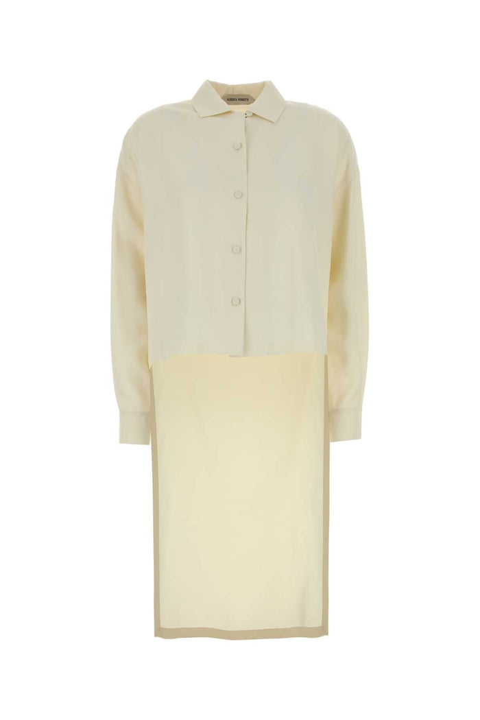 A02120128 0003 Avorio Exterior: Viscose Camicie