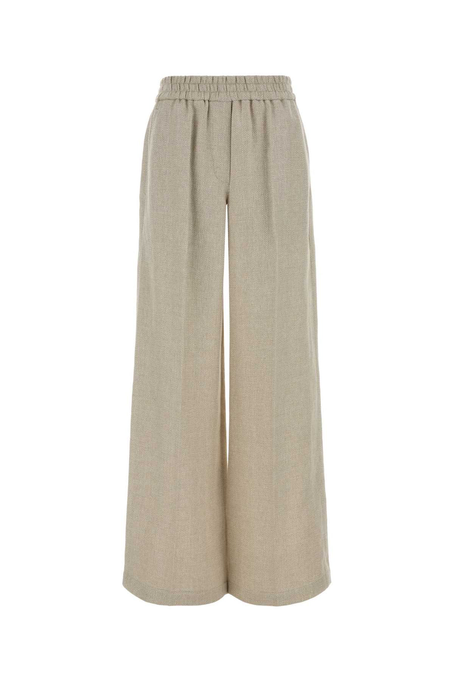 Brunello Cucinelli 88% Linen trousers in beige