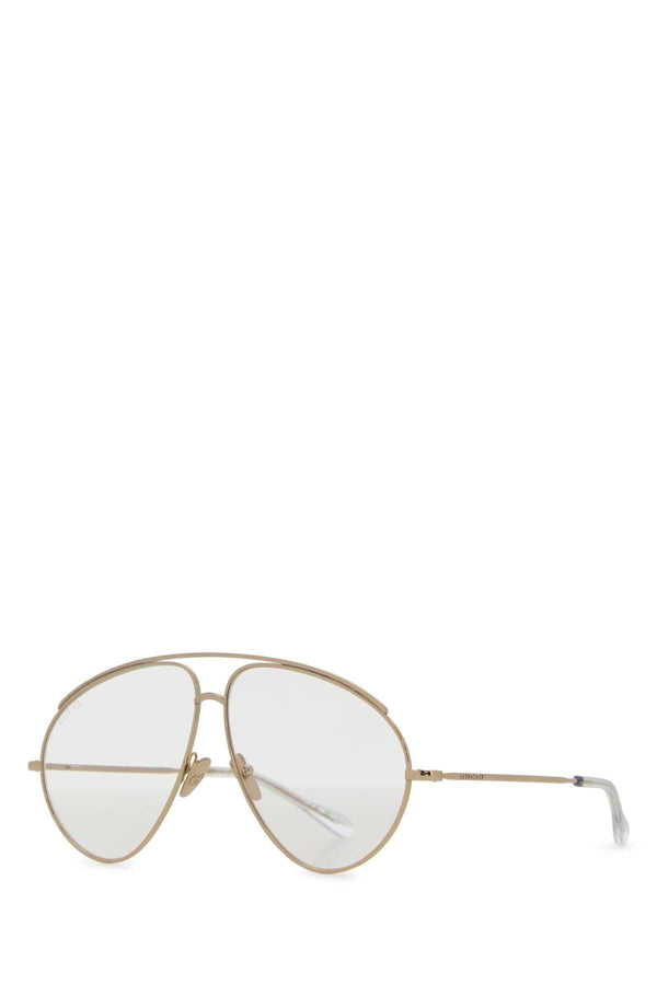 Gucci SUNGL Metal (gold finish) eyeglasses in gold