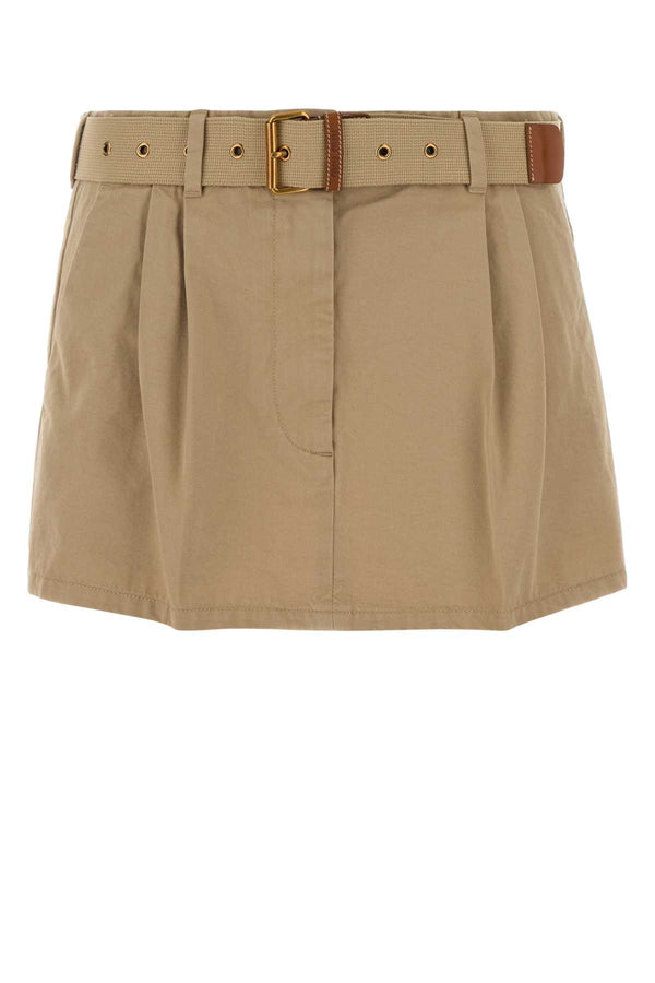 Beige Exterior: Cotton Gonne