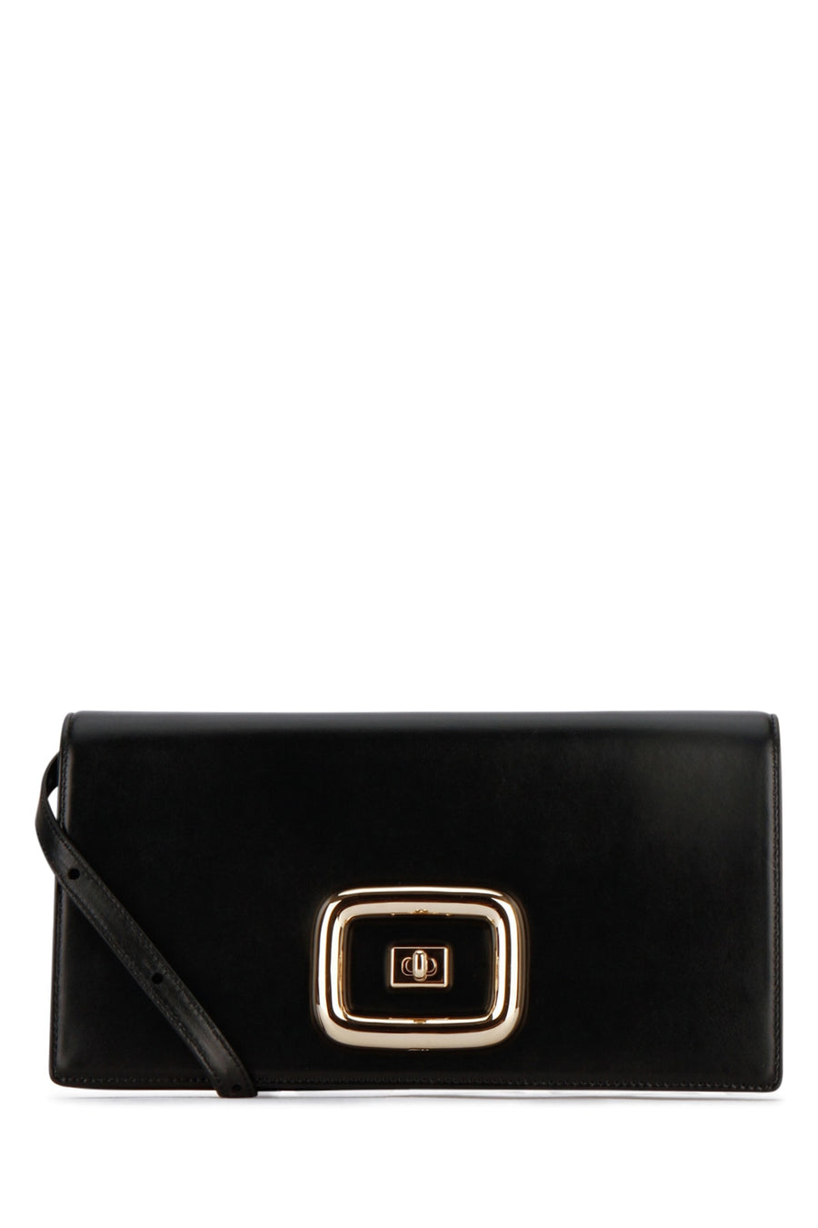 Roger Vivier Leather shoulder bag in black