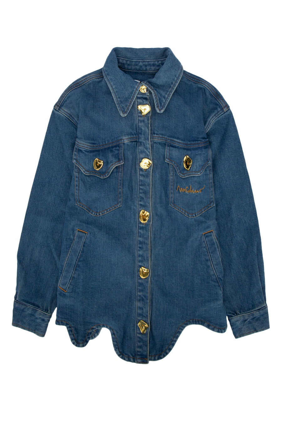 Moschino Kids Denim jacket in blue