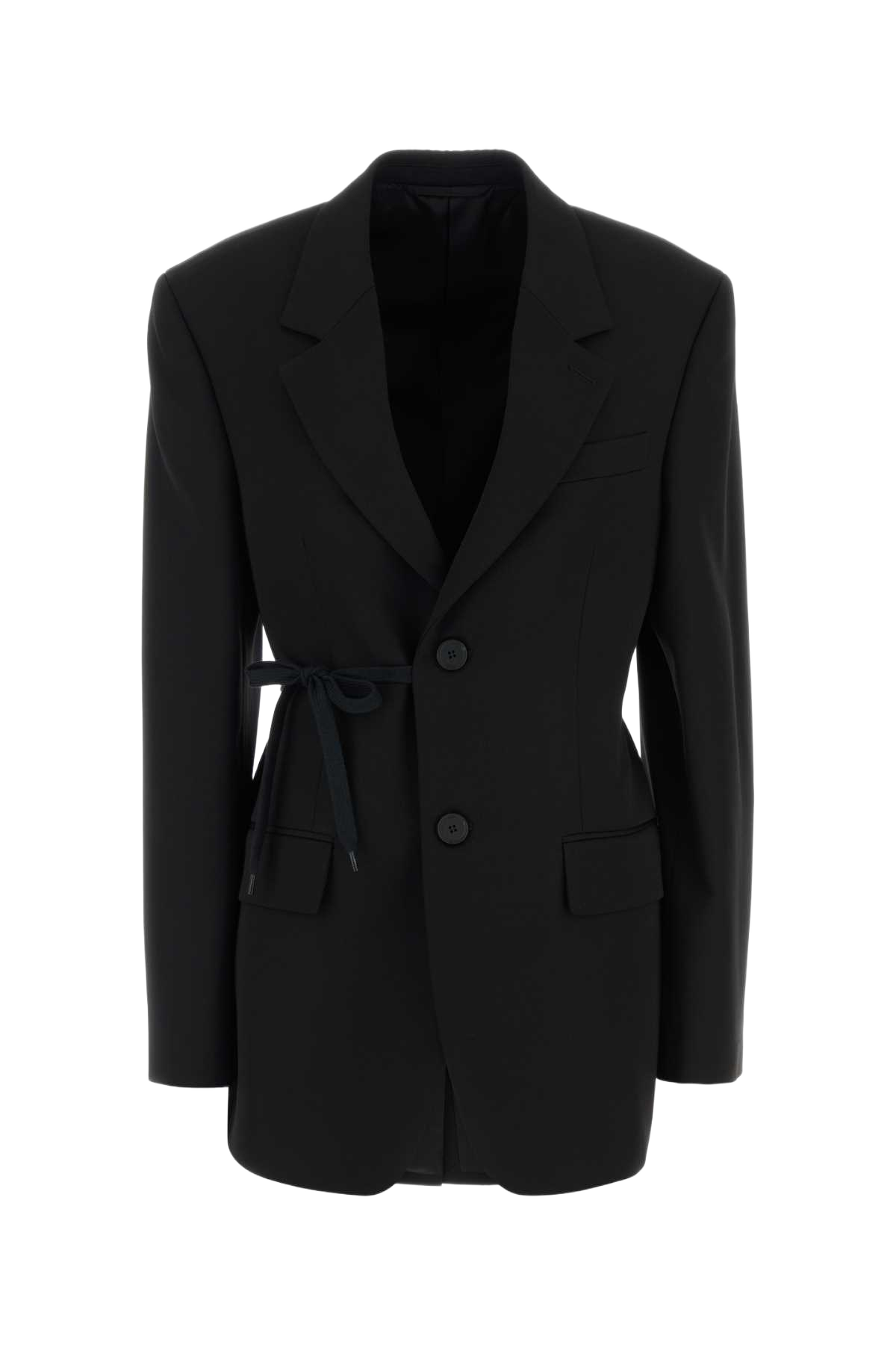 Black Wool Oversize Blazer Giacche E Gilet