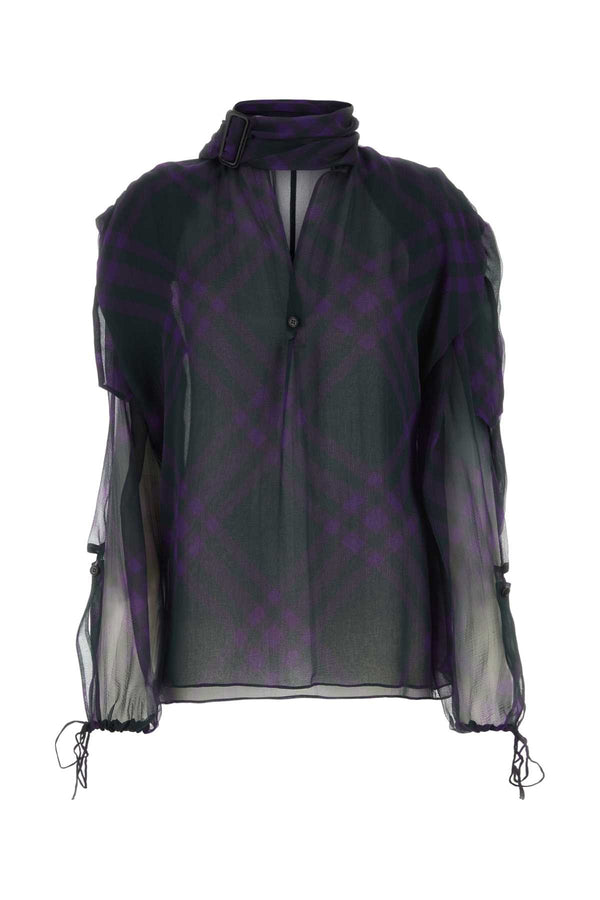 Burberry Exterior: 100% Silk blouse in purple
