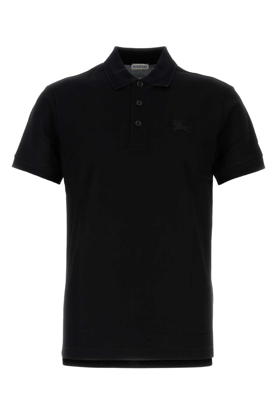 Burberry 100% Cotton polo shirt in black