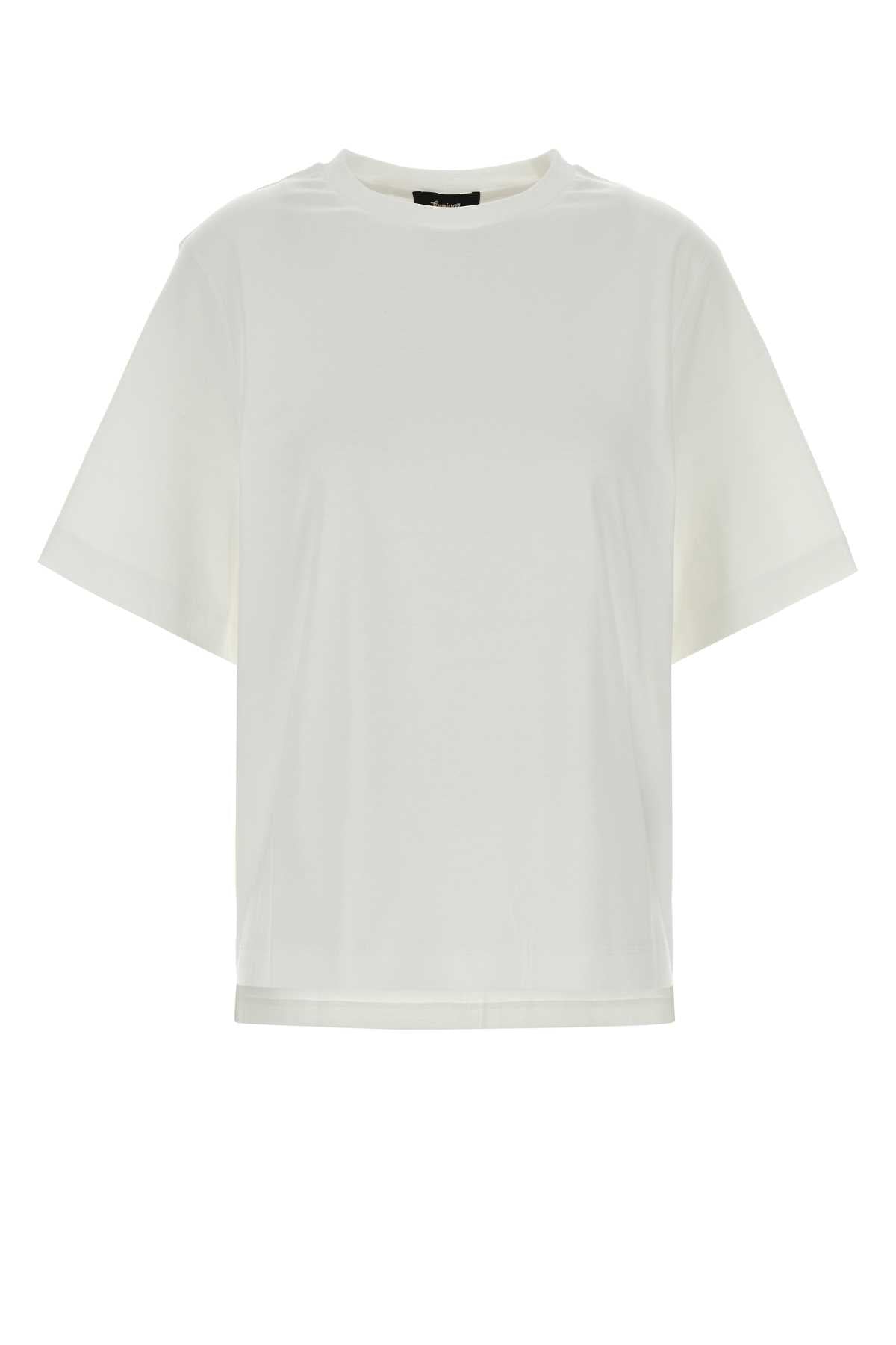 Jg00062dl52132 1000 Bianco Exterior: Cotton T-shirt