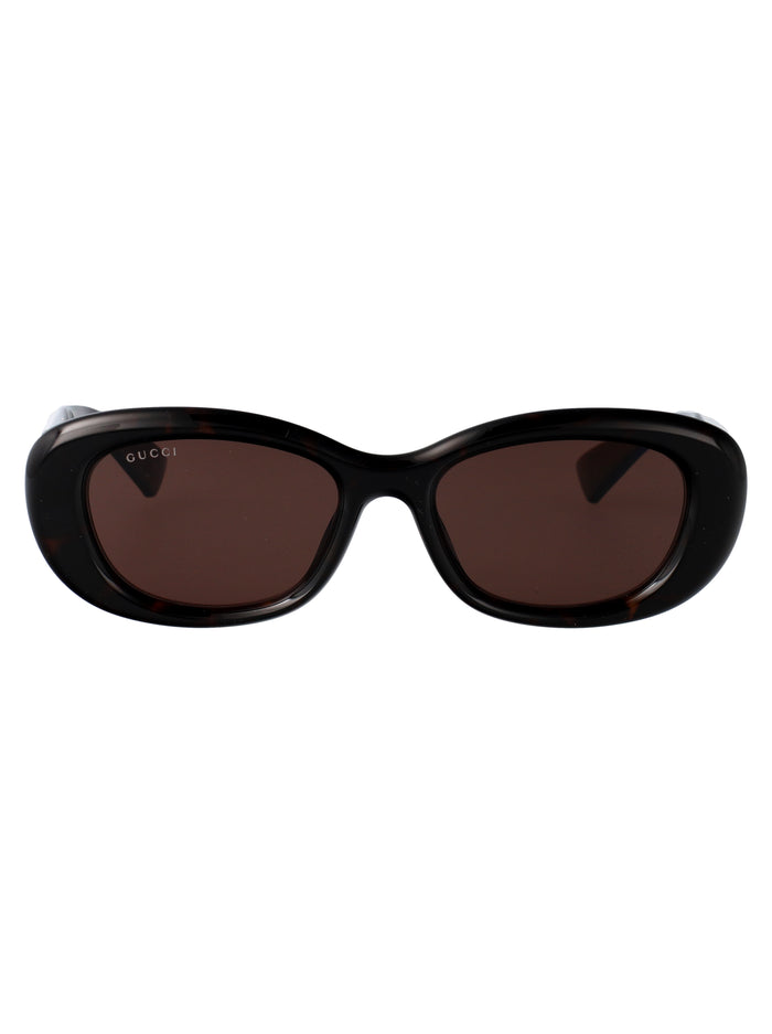 Gg1829sk Havana-havana-brown Acetate Sunglasses