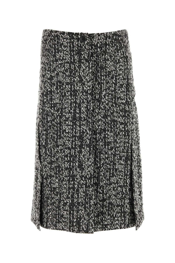Lanvin Exterior: 41% Viscose 30% Nylon 17% Silk 6% Polyester 6% Cotton; Lining: 100% Viscose skirt in black