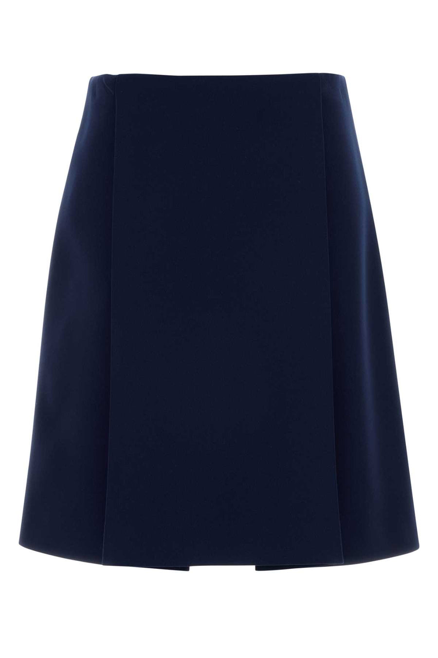 Miu Miu Exterior: 100% Polyester skirt in navy