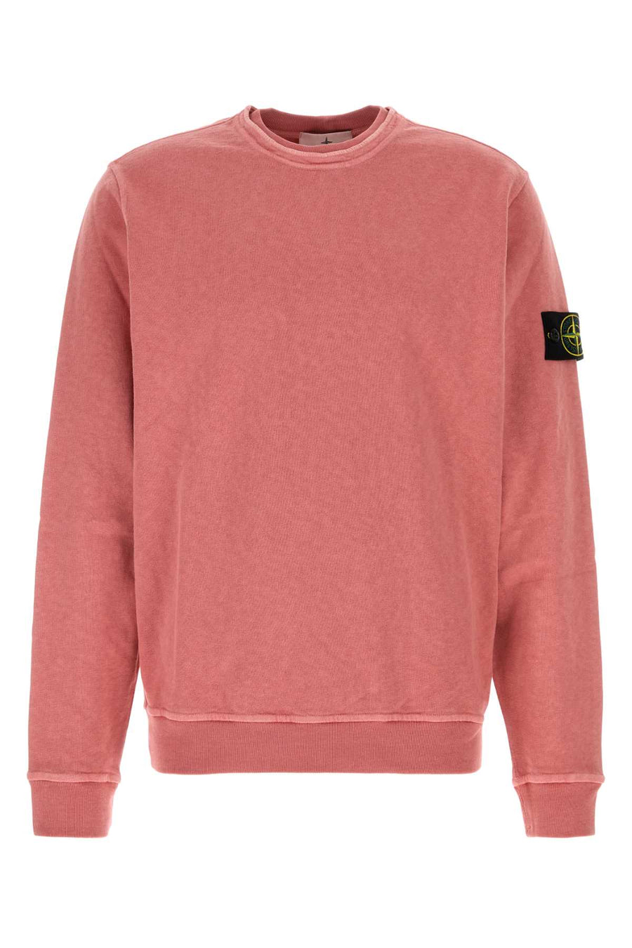 Stone Island 100% Cotton sweatshirt in pink