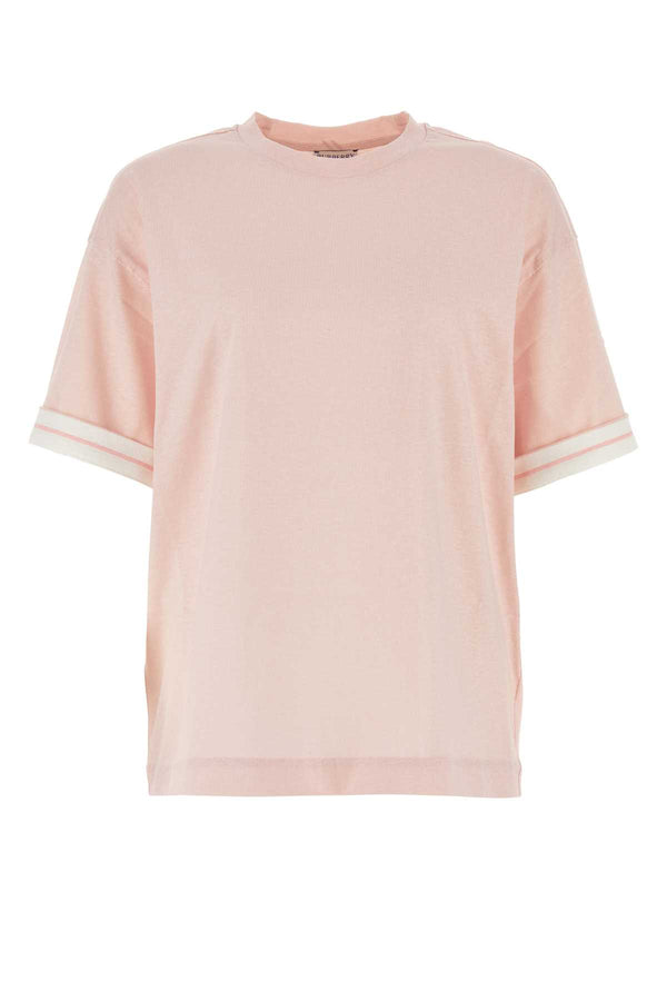 Burberry Exterior: 100% Cotton t-shirt in pink