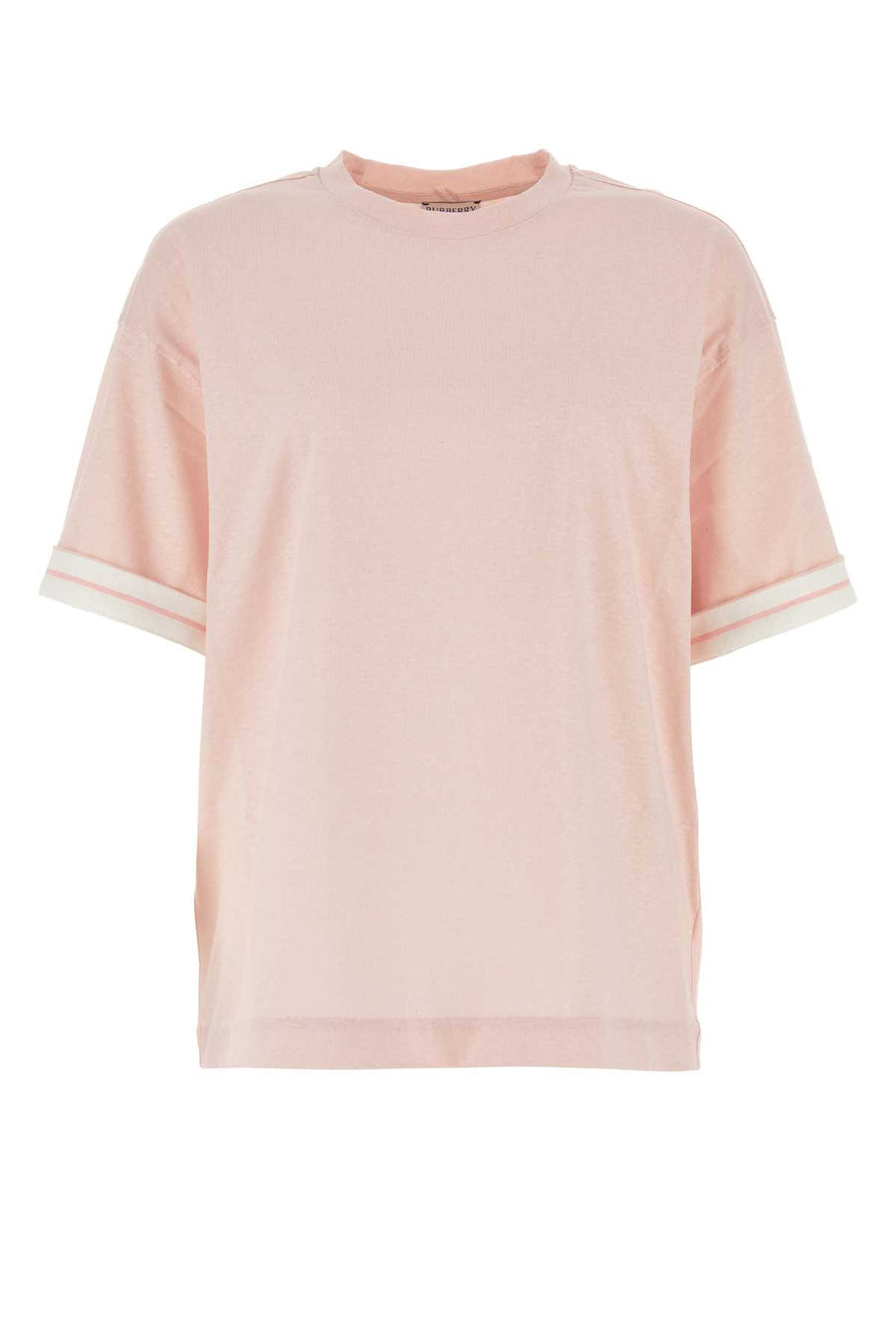 Burberry Exterior: 100% Cotton t-shirt in pink