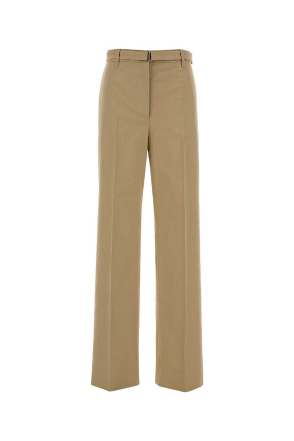 Prada 100% Cotton trousers in beige
