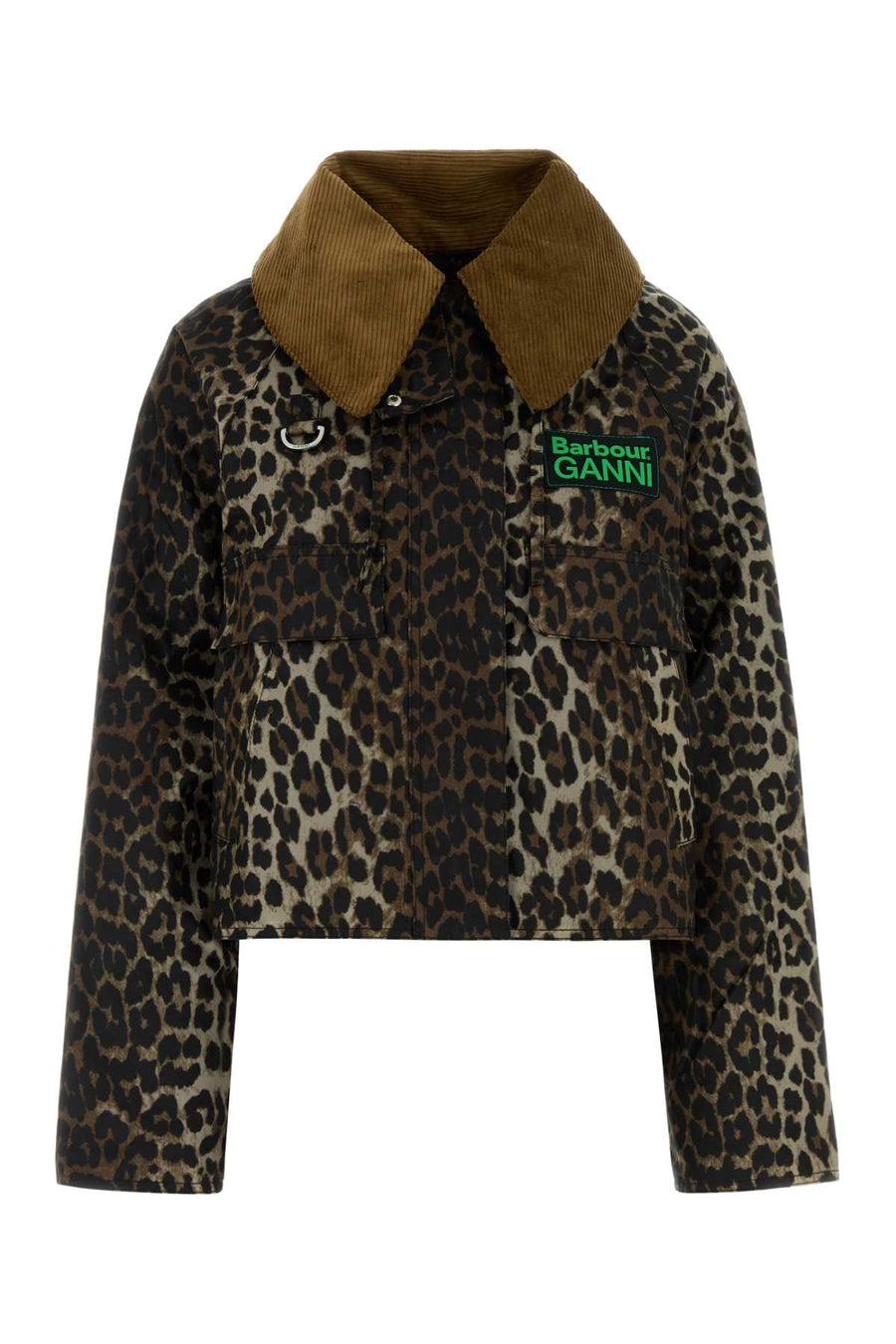 Barbour X Ganni Ganni Exterior: 100% Cotton; Lining: 65% Polyester jacket in brown