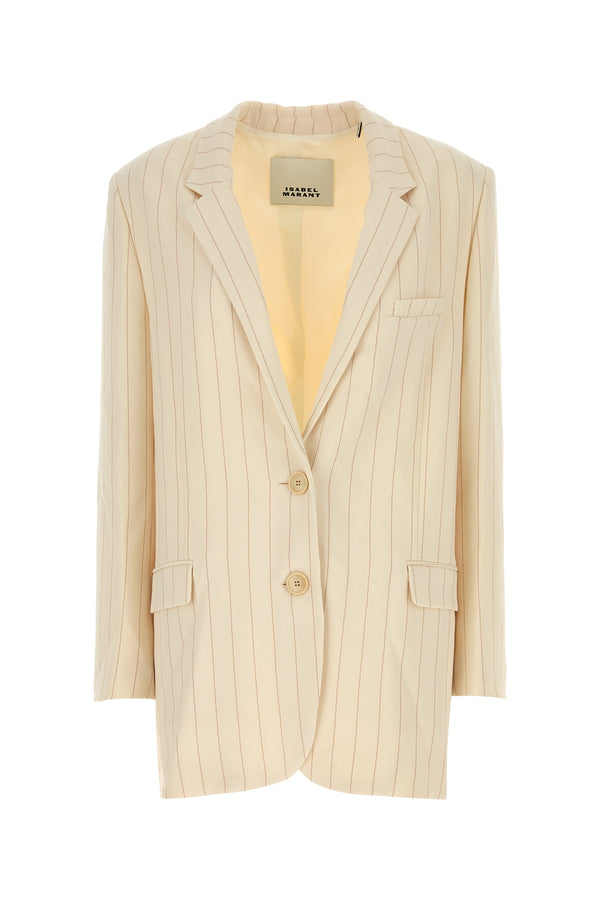 Isabel Marant Ecby Wool blazer in beige
