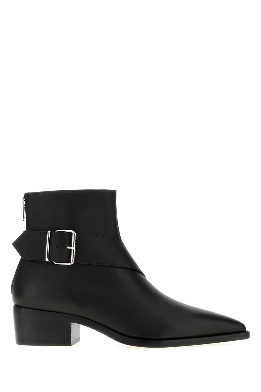Alexander McQueen Calf skin boot in black
