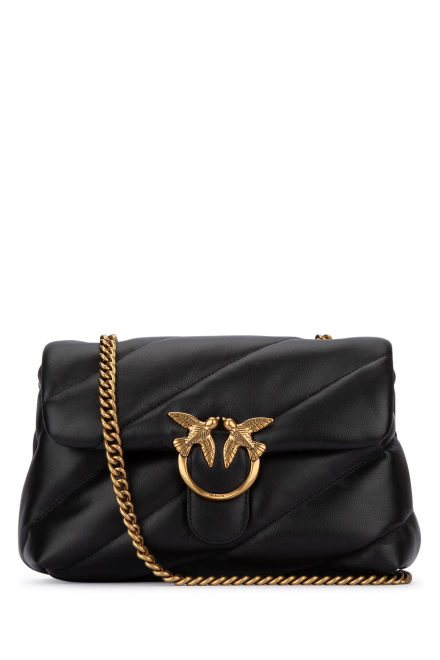 Pinko Tracolla Leather (100%) shoulder bag in black