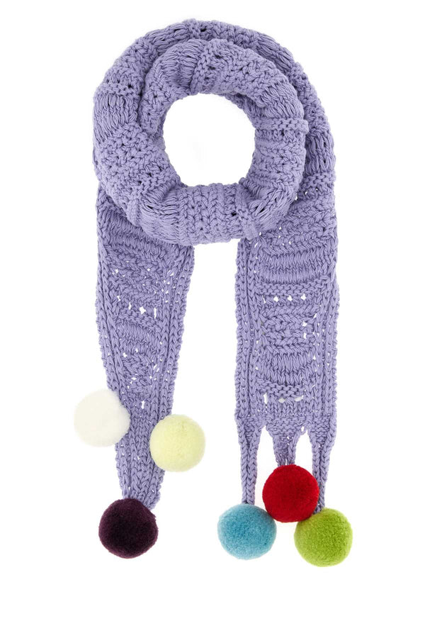 Lilac Cotton Scarf Orchid Exterior: Sciarpe E Foulard