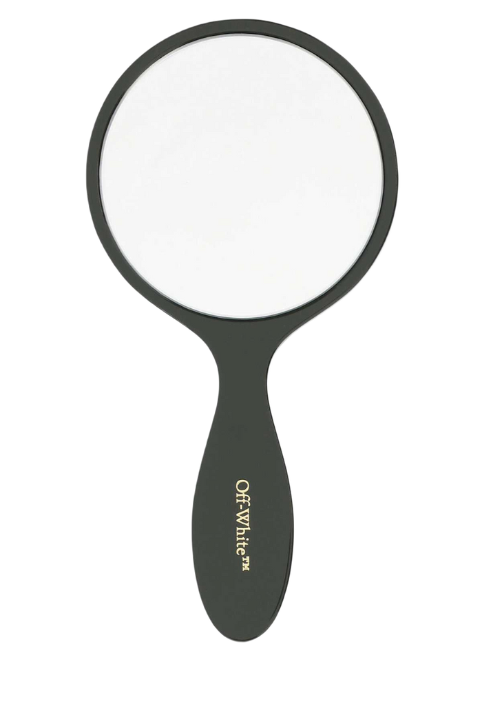 Army Green Acetate Bookish Hand Mirror Armygreengold Exterior: Casa/bagno