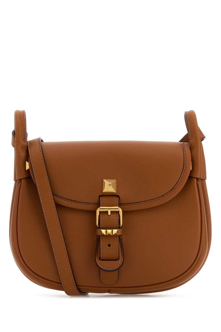 Valentino Garavani Shoulder Calf leather crossbody bag in brown