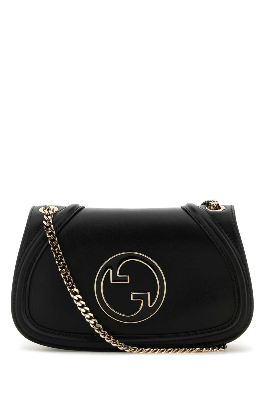 Gucci Exterior: 100% Leather; Lining: 100% Fabric; Finishing: Platinum shoulder bag in black
