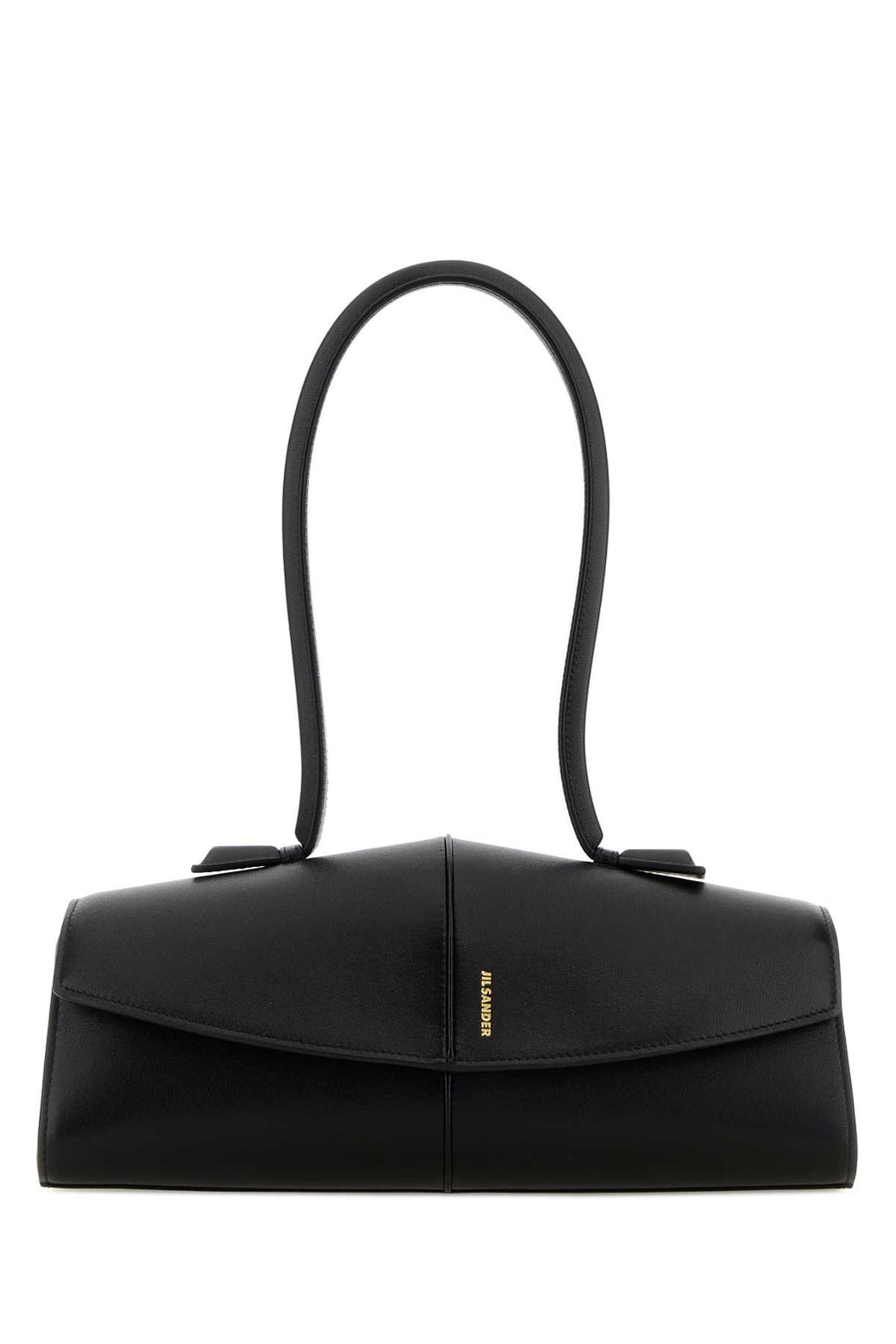 Jil Sander Regular Exterior: 100% Ovine leather; Lining: 100% Nappa leather shoulder bag in black