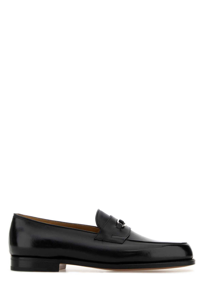 Black Leather Lopez Loafers Mocassini