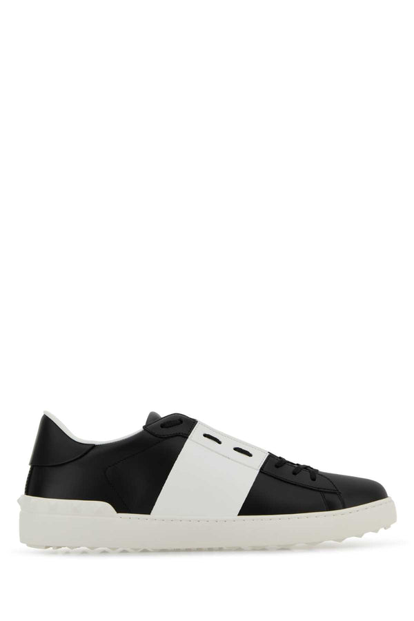 Valentino Garavani Open Calf leather - Bos Taurus sneaker in black