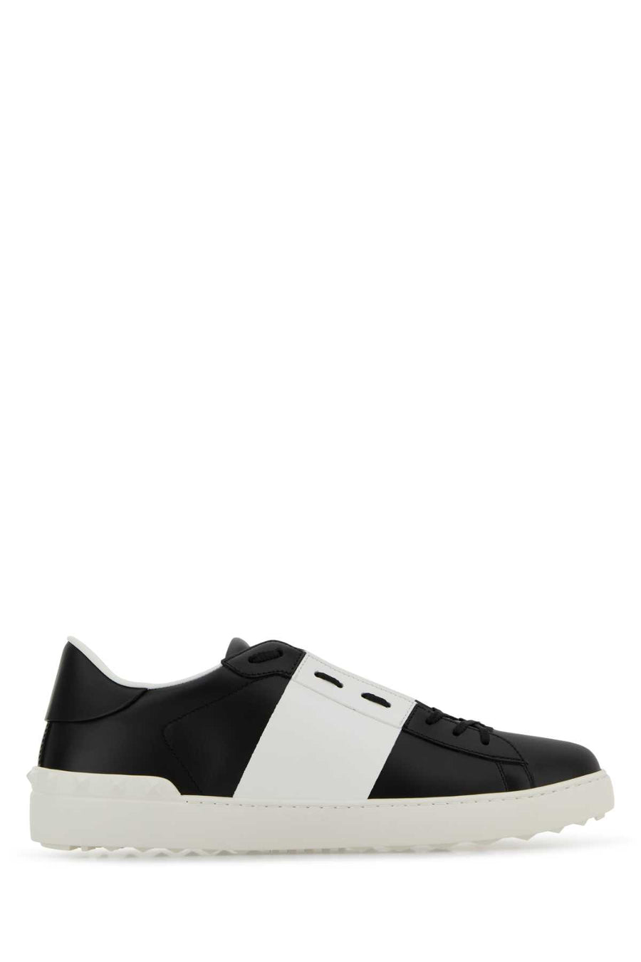 Valentino Garavani Open Calf leather - Bos Taurus sneaker in black