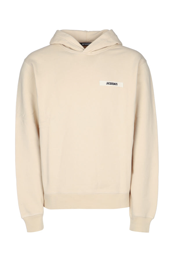 Jacquemus Hoodie 100% Cotton hoodie in beige