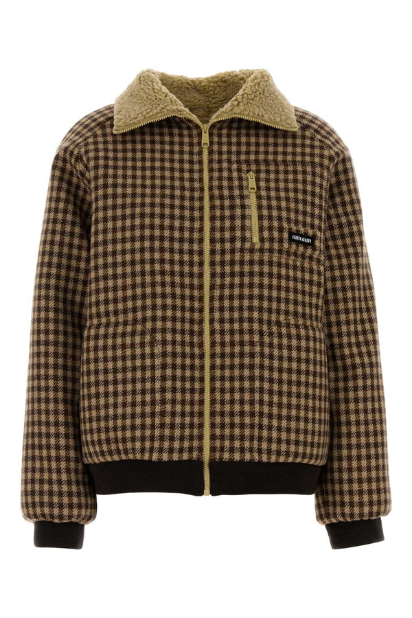 Miu Miu 100% Wool jacket in brown