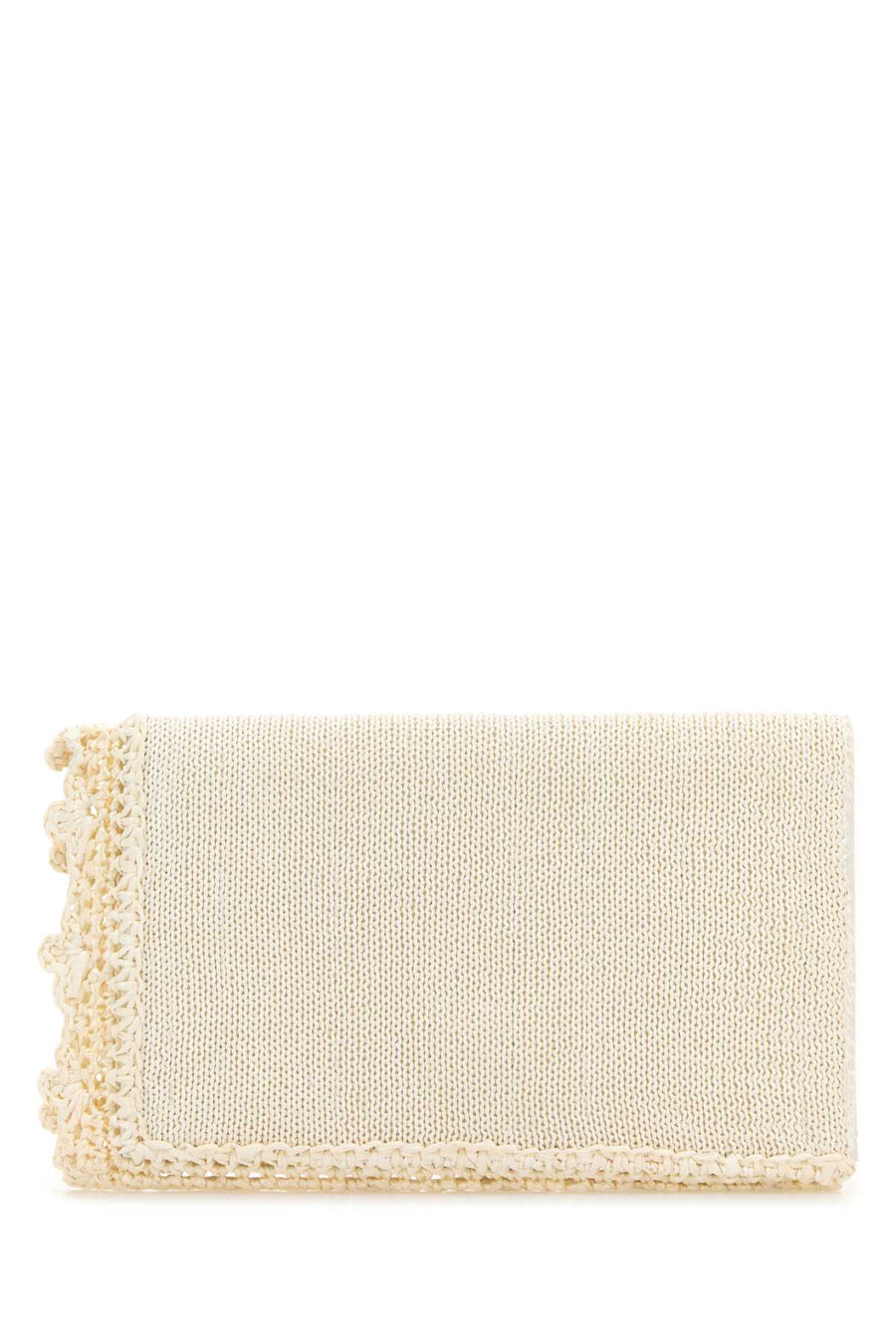 JW Anderson Clutch Exterior: 100% Fabric; Lining: 100% Leather clutch in white