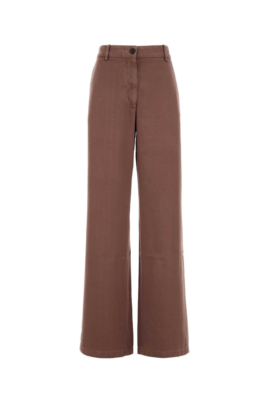 Dries Van Noten 60% Cupro 40% Cotton trousers in beige