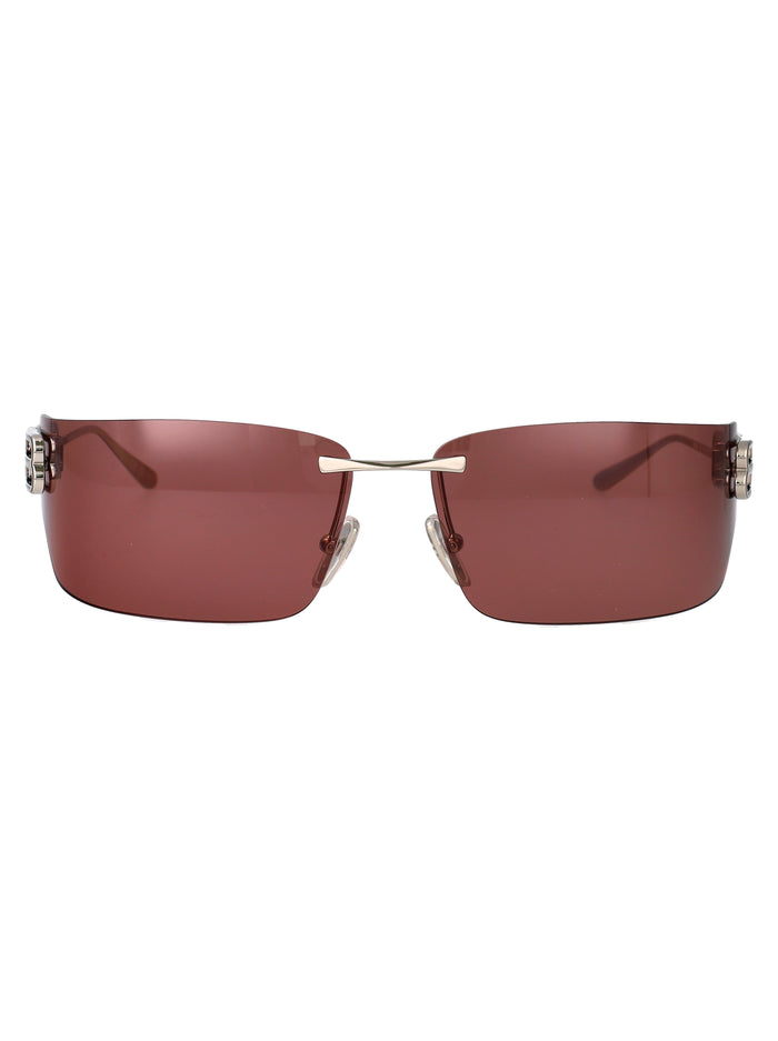 Bb0485sa Silver-silver-red Metal Sunglasses