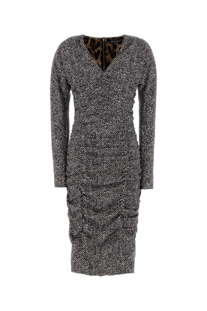 Printed Cady Dress Bconero Abiti
