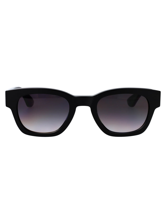 Black-black-grey Recycled Acetate Sunglasses