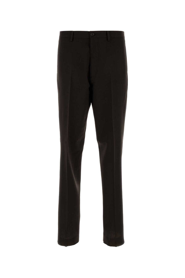 Prada 100% wool trousers in brown
