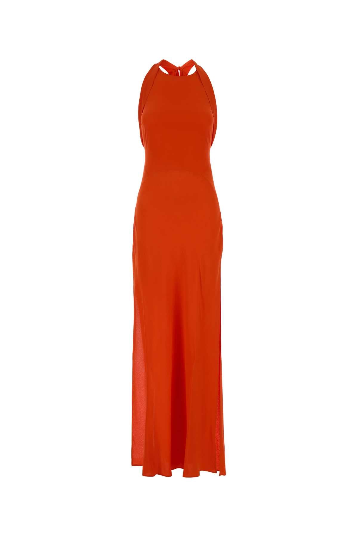 Orange Marocaine Long Dress Exterior: Viscose Abiti Lunghi
