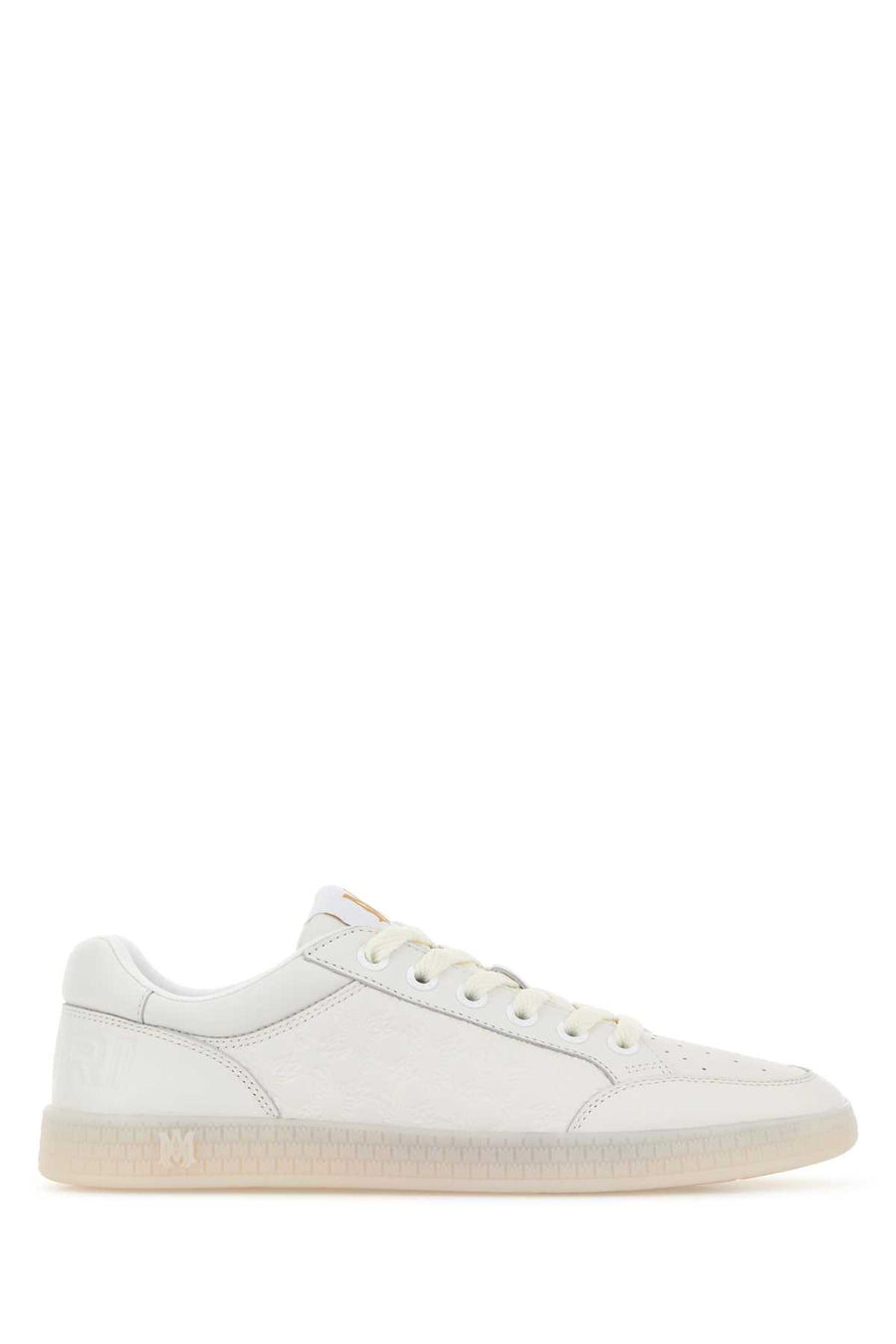 Amiri Exterior: 100% Leather sneaker in white
