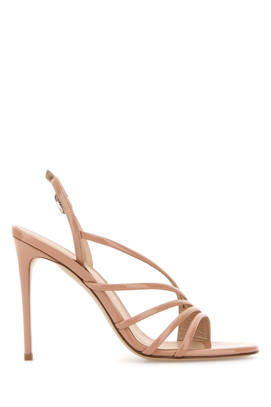Le Silla Tacco Exterior: 100% Leather heel sandal in pink