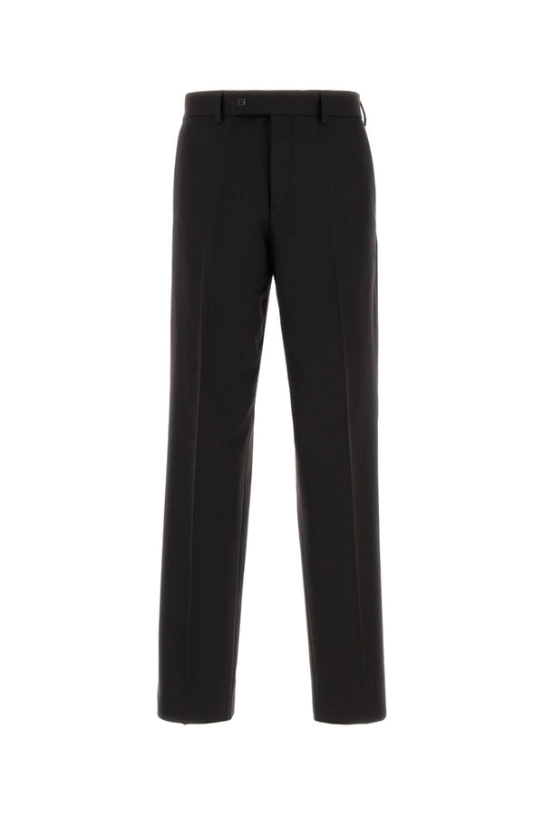 Fendi 55% Polyester trousers in brown