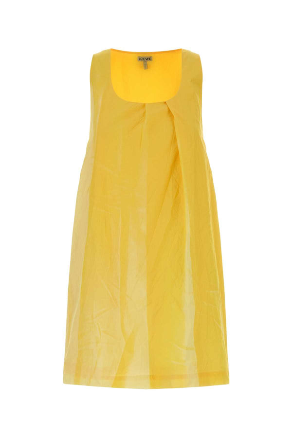 Loewe Exterior: 53% Cotton dress in yellow