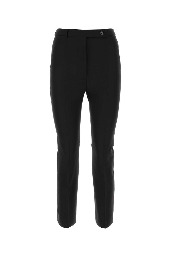 Black Wool Navetta Pant 003 Exterior: Pantaloni