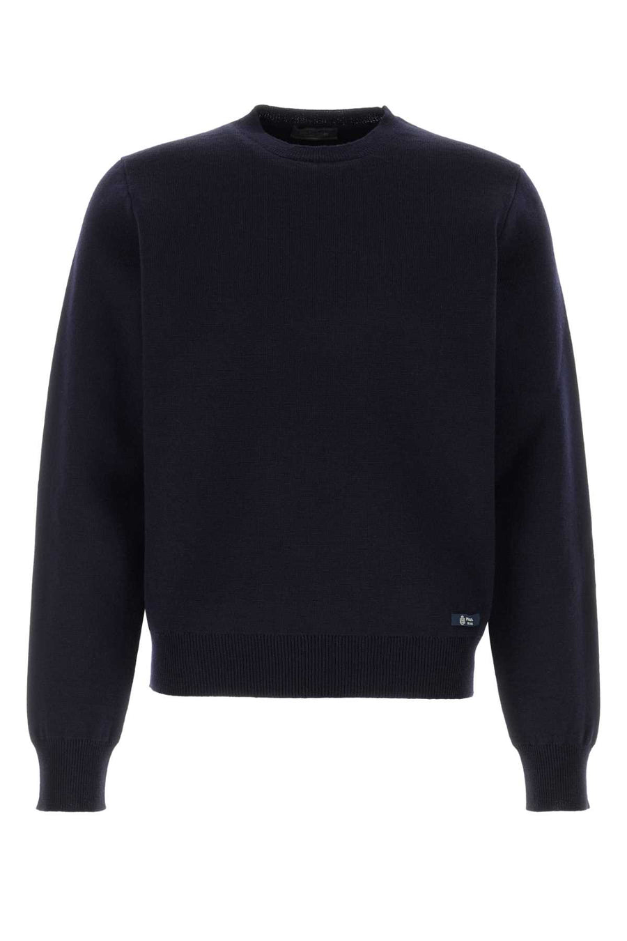 Prada 92% Virgin wool sweater in navy
