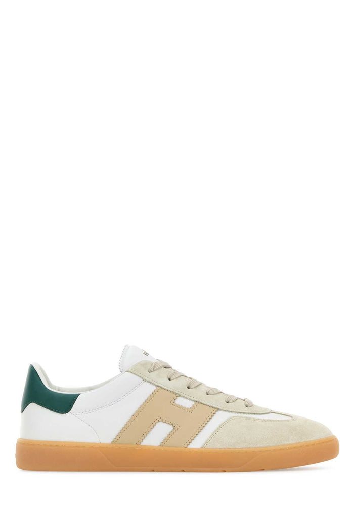White Leather Hogan Cool Sneakers B013m024s610s600