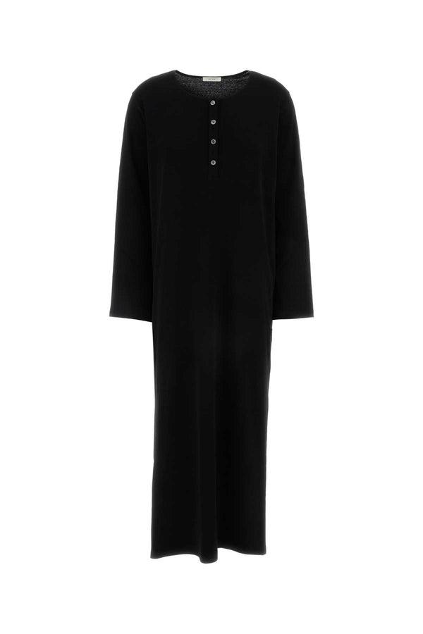 The Row Dress 100% Cotton dress in black