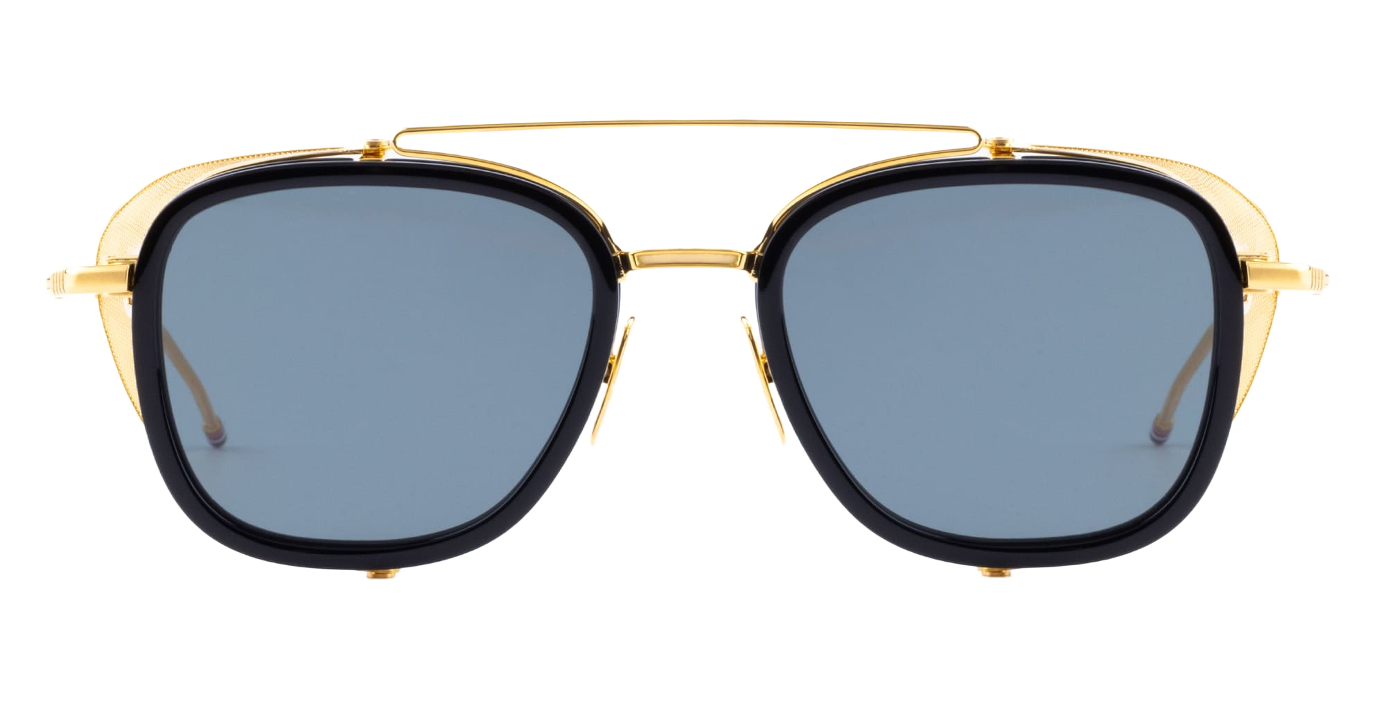 Rectangular - Black Acetate Sunglasses