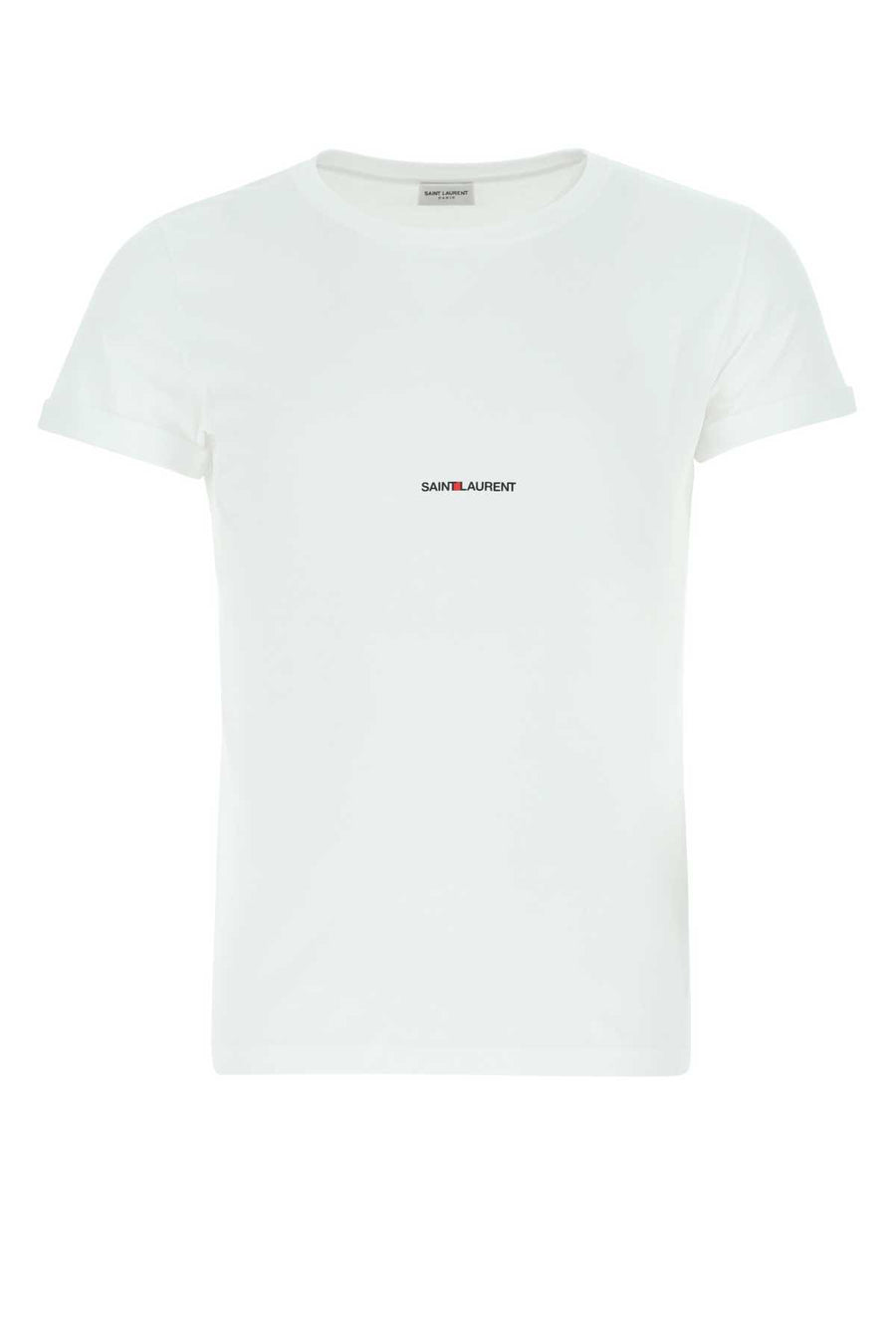 Saint Laurent Cotton t-shirt in white