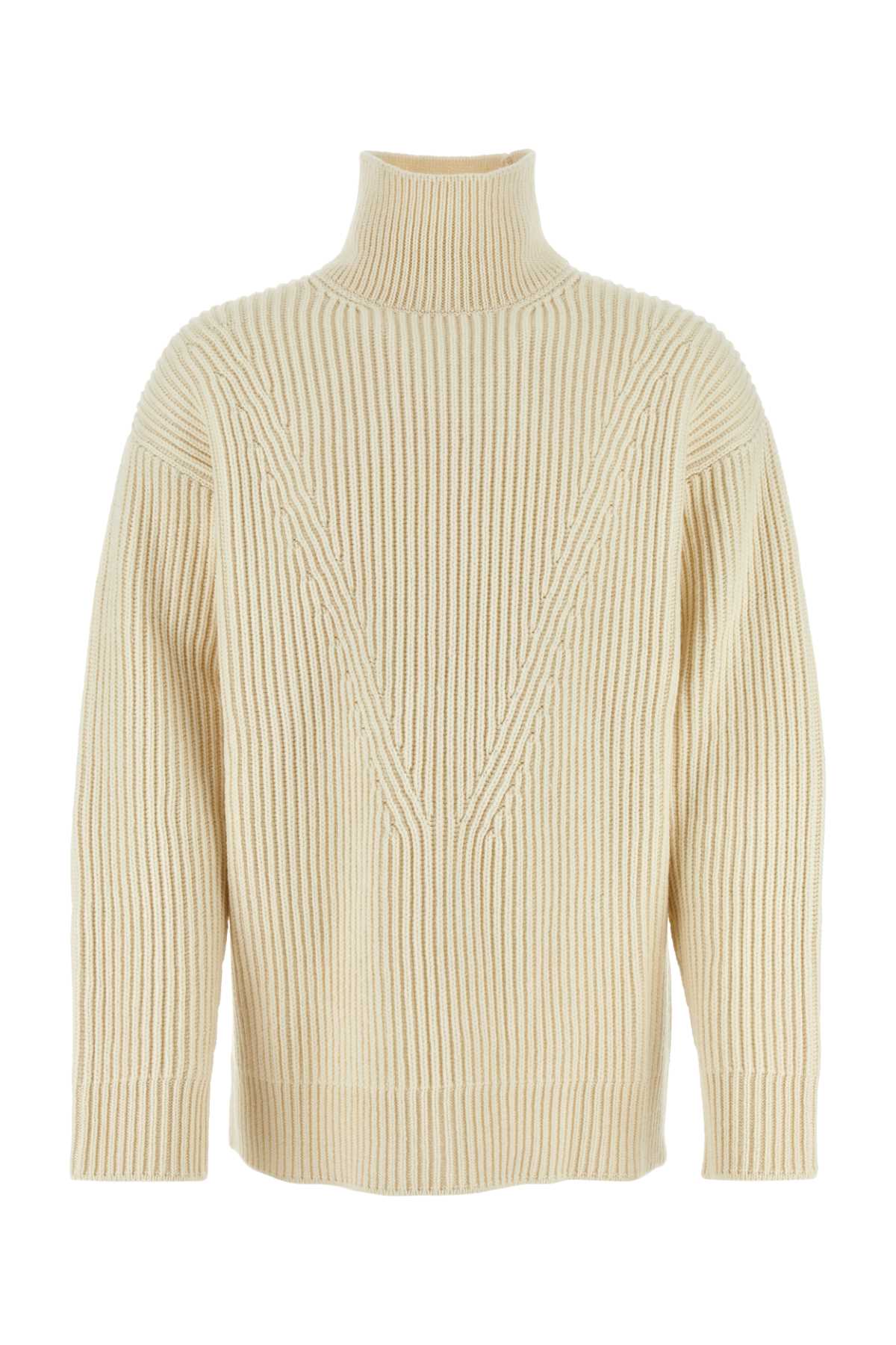 Ivory Wool Sweater 106 Exterior: Maglieria